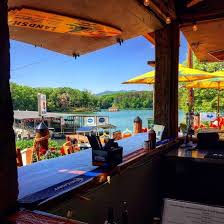 Image result for a view of the marina bar at lake blue ridge ga